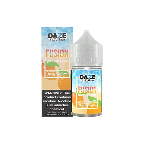 7 Daze Juice 7 Daze Fusion Orange Cream Mango ICED 30ml Nic Salt Vape Juice