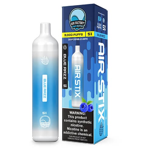 Air Factory Disposable Vape Blue Razz Air Factory Air Stix 3000 8ml TF Disposable Vape