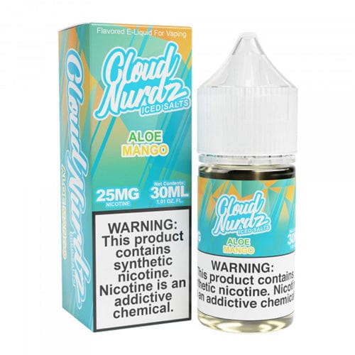 Cloud Nurdz Juice Cloud Nurdz Iced Aloe Mango 30ml Nic Salt Vape Juice