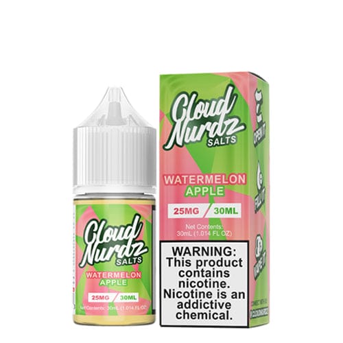 Cloud Nurdz Juice Cloud Nurdz Salts Watermelon Apple 30ml Nic Salt Vape Juice