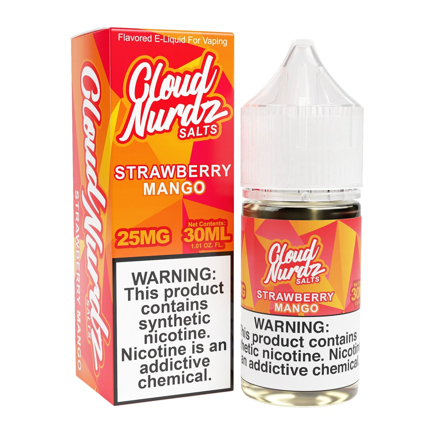 Cloud Nurdz Juice Strawberry Mango 30ml TF Nic Salt Vape Juice - Cloud Nurdz