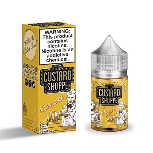 Custard Shoppe Salts Butterscotch 30ml Nic Salt Vape Juice