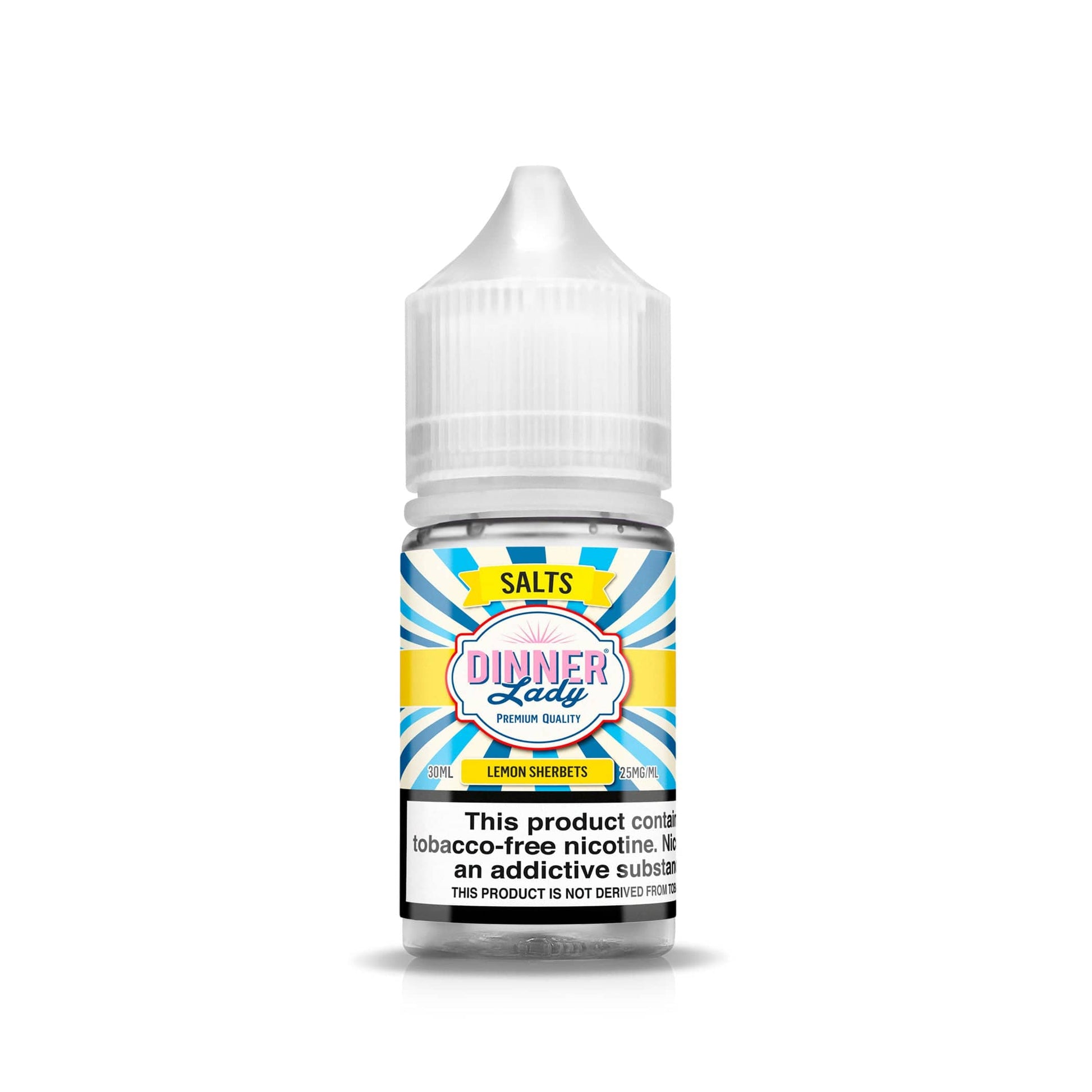 Dinner Lady Juice Lemon Sherbets 30ml TF Nic Salt Vape Juice - Dinner Lady Salts