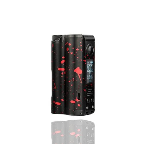 Dovpo Mods Black Red Splatter Dovpo Topside Dual 200W Squonk Mod