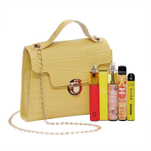 Eightvape Disposable Vape Yellow Purse Mother's Day Purse Disposable Vape Bundle