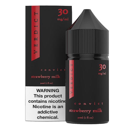 Eightvape Juice Verdict Convict Strawberry Milk 30ml Nic Salt Vape Juice