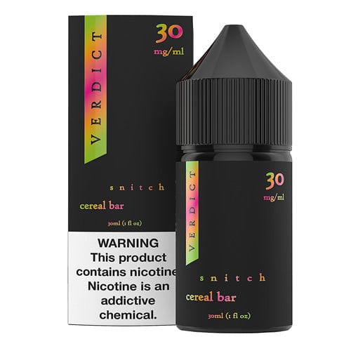 Eightvape Juice Verdict Snitch Cereal Bar 30ml Nic Salt Vape Juice