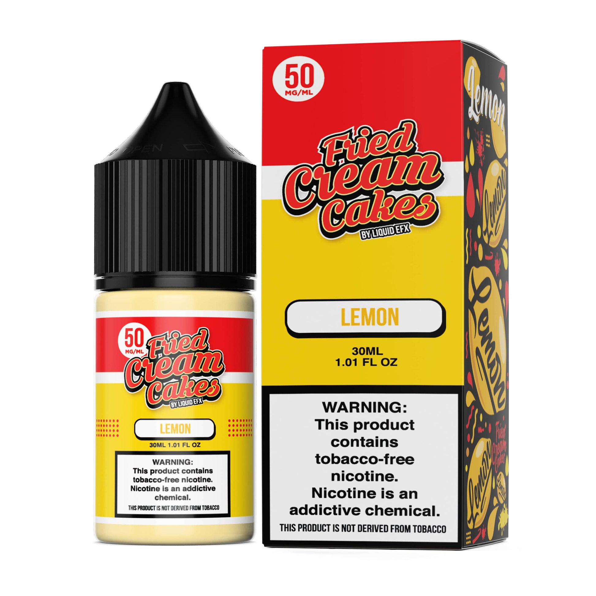 Fried Cream Cakes juice Fried Cream Cakes Lemon 30ml Nic Salt Vape Juice