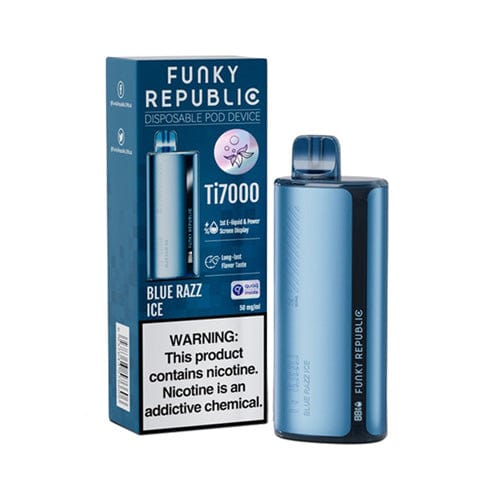 Funky Republic Disposable Vape Funky Republic Ti7000 Disposable Vape (5%, 7000 Puffs)