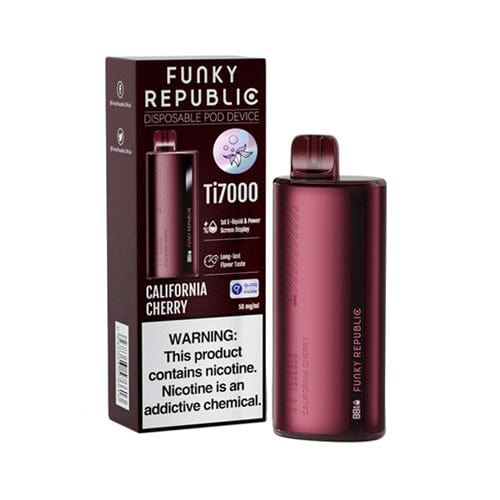 Funky Republic Disposable Vape Funky Republic Ti7000 Disposable Vape (5%, 7000 Puffs)