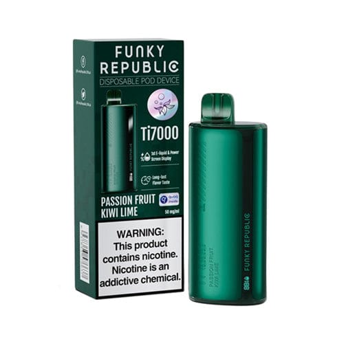 Funky Republic Disposable Vape Funky Republic Ti7000 Disposable Vape (5%, 7000 Puffs)