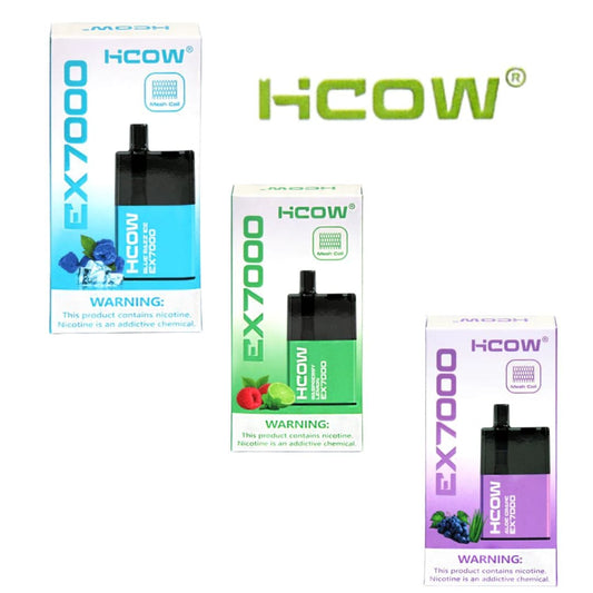 Hcow Disposable Vape Mango Ice HCOW EX7000 Disposable Vape (5%, 7000 Puffs)