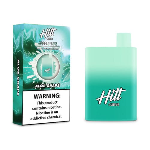 HITT Disposable Vape Aloe Grape Hitt Curve Disposable Vape (5%, 6000 Puffs)