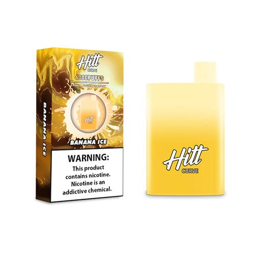 HITT Disposable Vape Banana Ice Hitt Curve Disposable Vape (5%, 6000 Puffs)