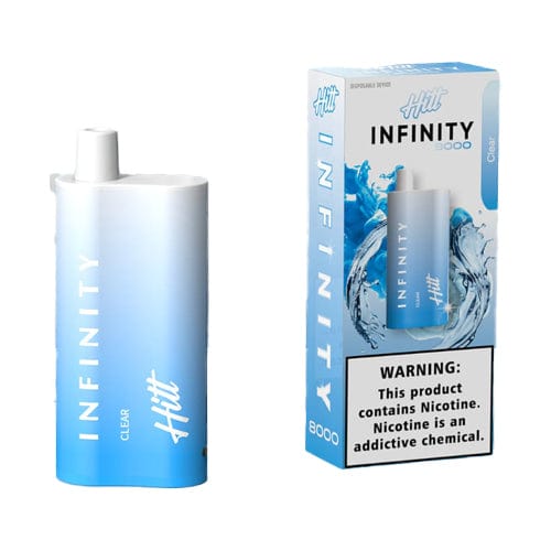 HITT Disposable Vape Clear Hitt Infinite 8000 Disposable Vape (5%, 8000 Puffs)