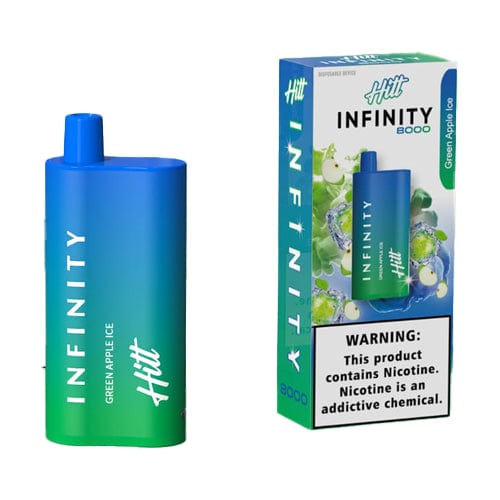 HITT Disposable Vape Green Apple Ice Hitt Infinite 8000 Disposable Vape (5%, 8000 Puffs)