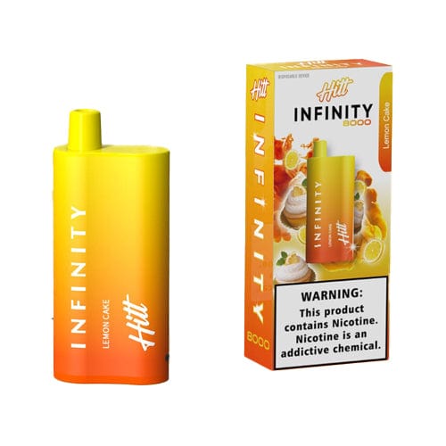 HITT Disposable Vape Lemon Cake Hitt Infinite 8000 Disposable Vape (5%, 8000 Puffs)