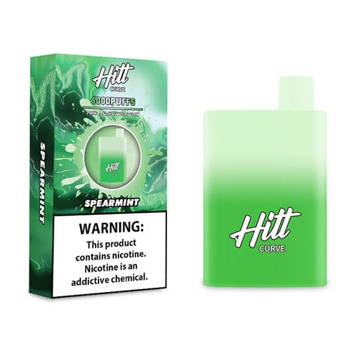 HITT Disposable Vape Spearmint Hitt Curve Disposable Vape (5%, 6000 Puffs)