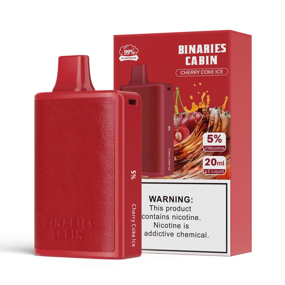 Horizon Disposable Vape Cherry Cola Ice HorizonTech Binaries Cabin Disposable Vape (5%, 10,000 Puff)