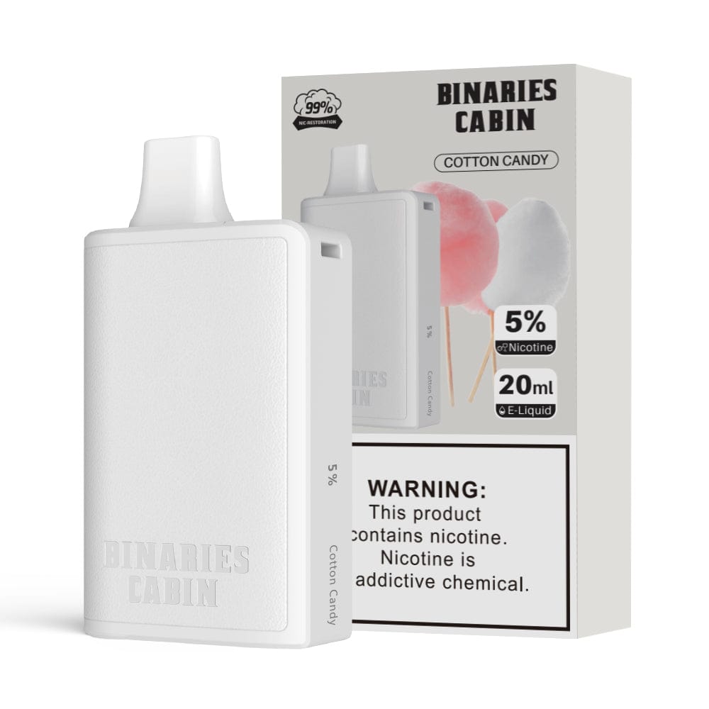 Horizon Disposable Vape Cotton Candy HorizonTech Binaries Cabin Disposable Vape (5%, 10,000 Puff)