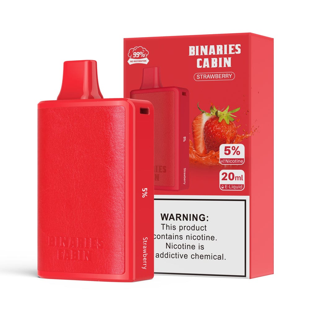 Horizon Disposable Vape Strawberry HorizonTech Binaries Cabin Disposable Vape (5%, 10,000 Puff)