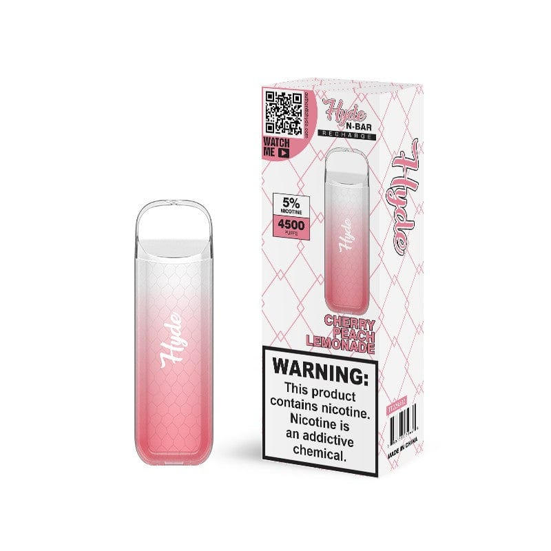 Hyde Disposable Vape Cherry Peach Lemonade Hyde N-Bar Recharge Disposable Vape