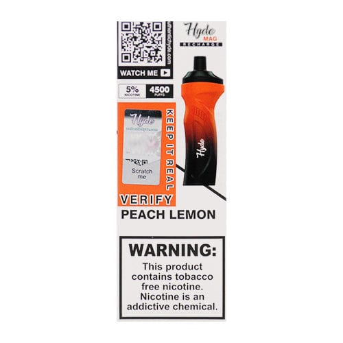 Hyde Disposable Vape Peach Lemon Hyde Mag Recharge Disposable Vape