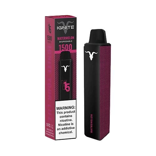 Ignite Disposable Vape Watermelon Ignite V15 Disposable Vape (5%, 1500 Puffs)