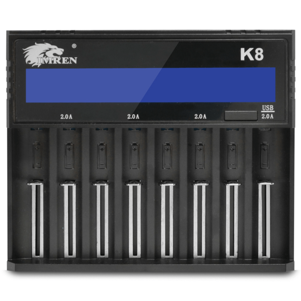 IMREN Chargers Imren K8 8 Bay Battery Charger