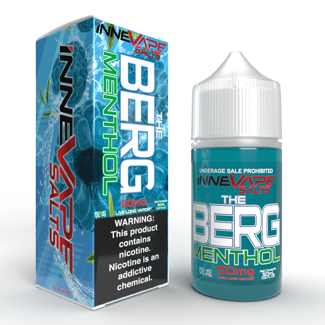 INNEVAPE Juice Innevape Salts The Berg Menthol 30ml Nic Salt Vape Juice