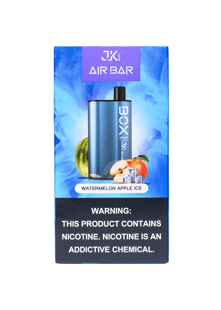 J.K. Labs Disposable Vape Watermelon Apple Ice J.K. Labs Air Bar Box Disposable Vape (5%, 3000 Puffs)