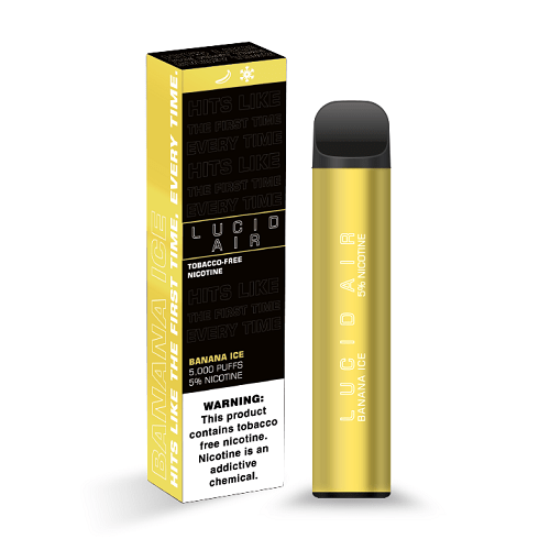 Lucid Air Disposable Vape Banana Ice Lucid Air 16.7ml Disposable Vape (5%, 5000 Puffs)