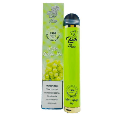 Lush Disposable Vape White Grape Ice Lush Flow Disposable Vape