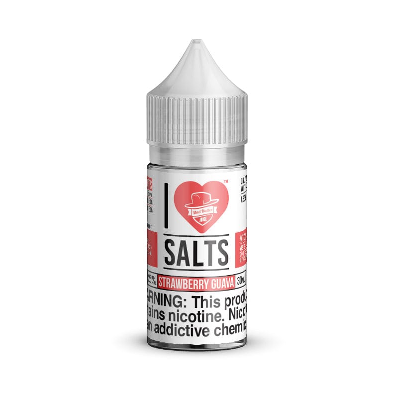 Mad Hatter Juice Juice I Love Salts Strawberry Guava 30ml Nic Salt Vape Juice