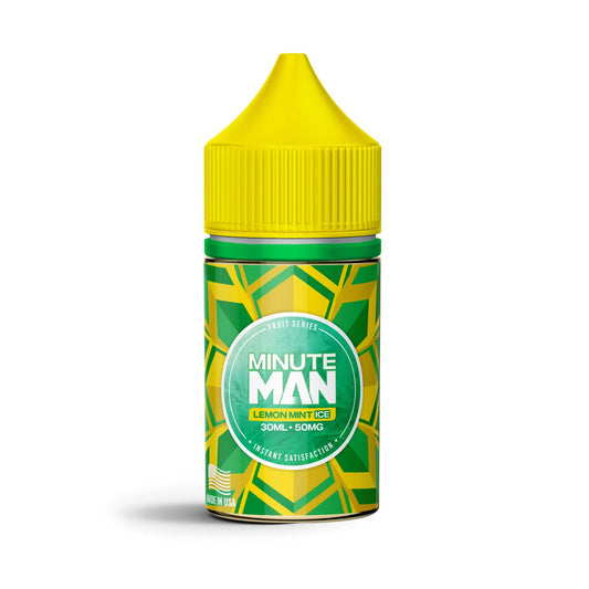 Minute Man Juice Minute Man Lemon Mint Ice 30ml Nic Salt Vape Juice