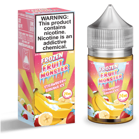 Monster Vape Labs Juice Frozen Fruit Monster Strawberry Banana 30ml Nic Salt Vape Juice