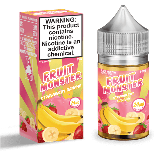 Monster Vape Labs Juice Fruit Monster Strawberry Banana 30ml Nic Salt Vape Juice