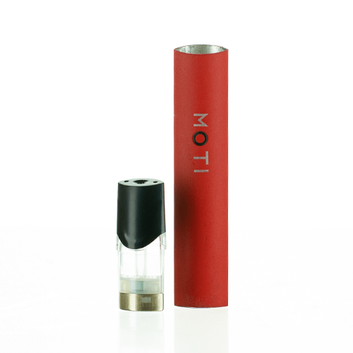 MOTI Vape Pod System Center Red MOTI Pod Device Kit (Refillable Pod Included)