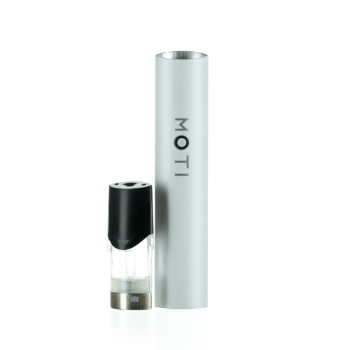 MOTI Vape Pod System Matte White MOTI Pod Device Kit (Refillable Pod Included)