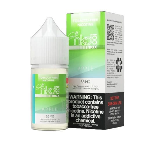 Naked 100 Juice NKD 100 MAX Salts Apple Ice 30ml Nic Salt Vape Juice (TF)