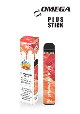 Omega Disposable Vape Strawnana Rush Omega Plus Disposable Vape