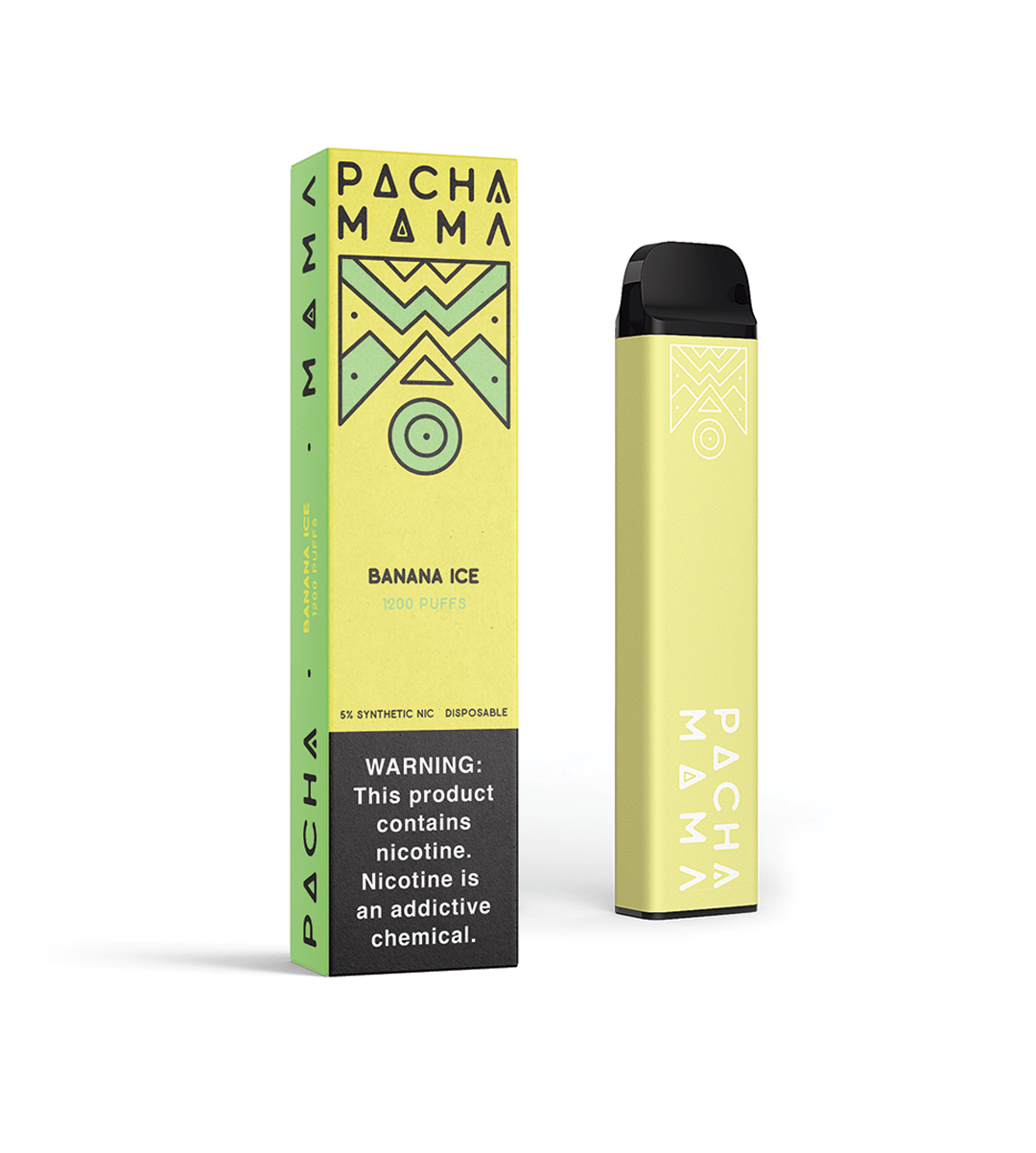 Pachamama Disposable Vape Banana Ice Pachamama Disposable Vape (5%, 1200 Puffs)