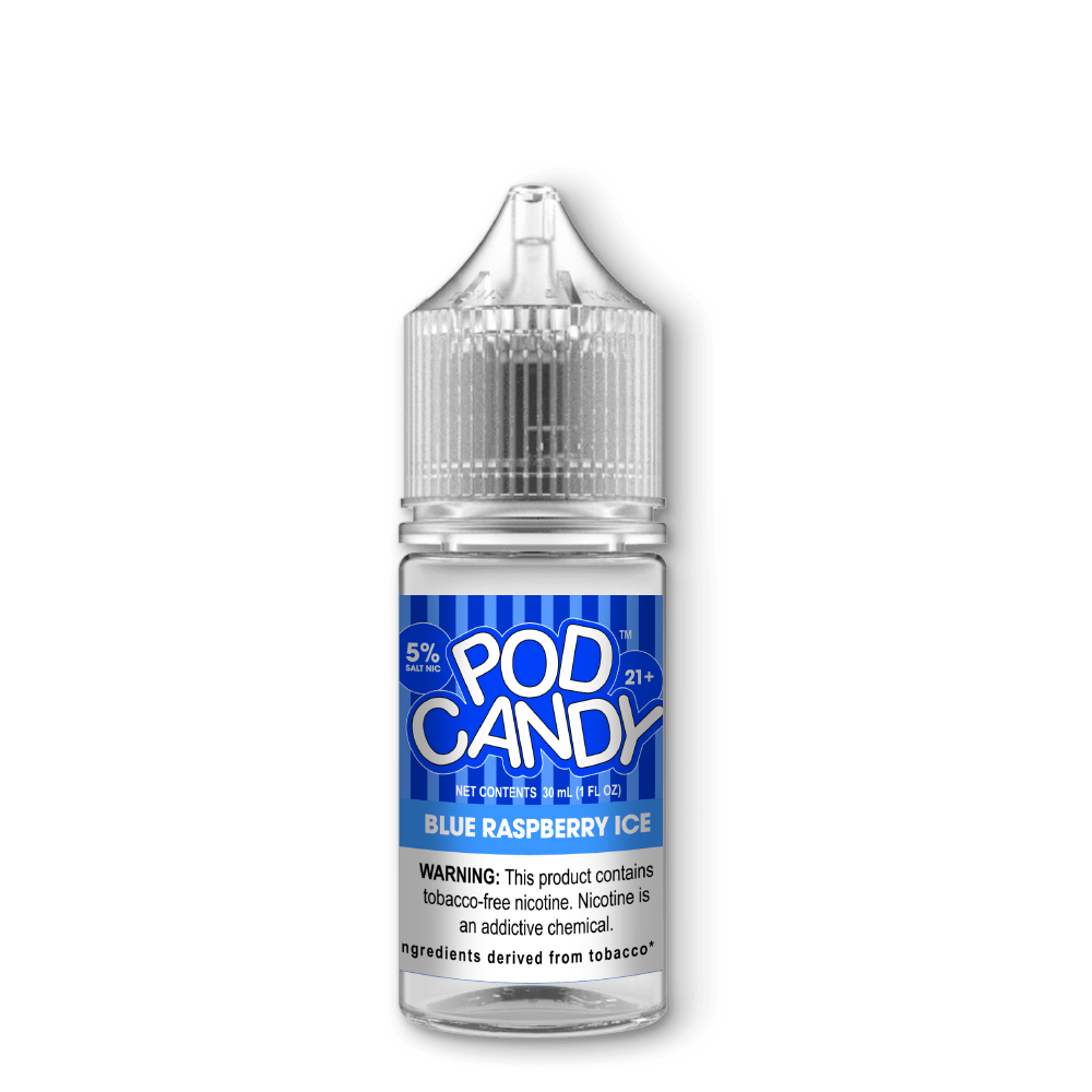 Pod Candy Juice 50mg Pod Candy Blue Raspberry Ice 30ml TF Nic Salt Vape Juice