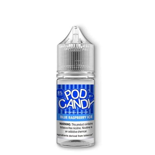 Pod Candy Juice 50mg Pod Candy Blue Raspberry Ice 30ml TF Nic Salt Vape Juice