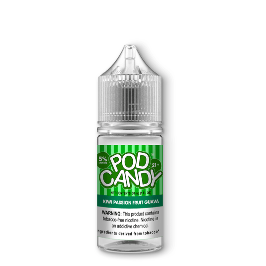 Pod Candy Juice 50mg Pod Candy Kiwi Passion Fruit Guava 30ml TF Nic Salt Vape Juice