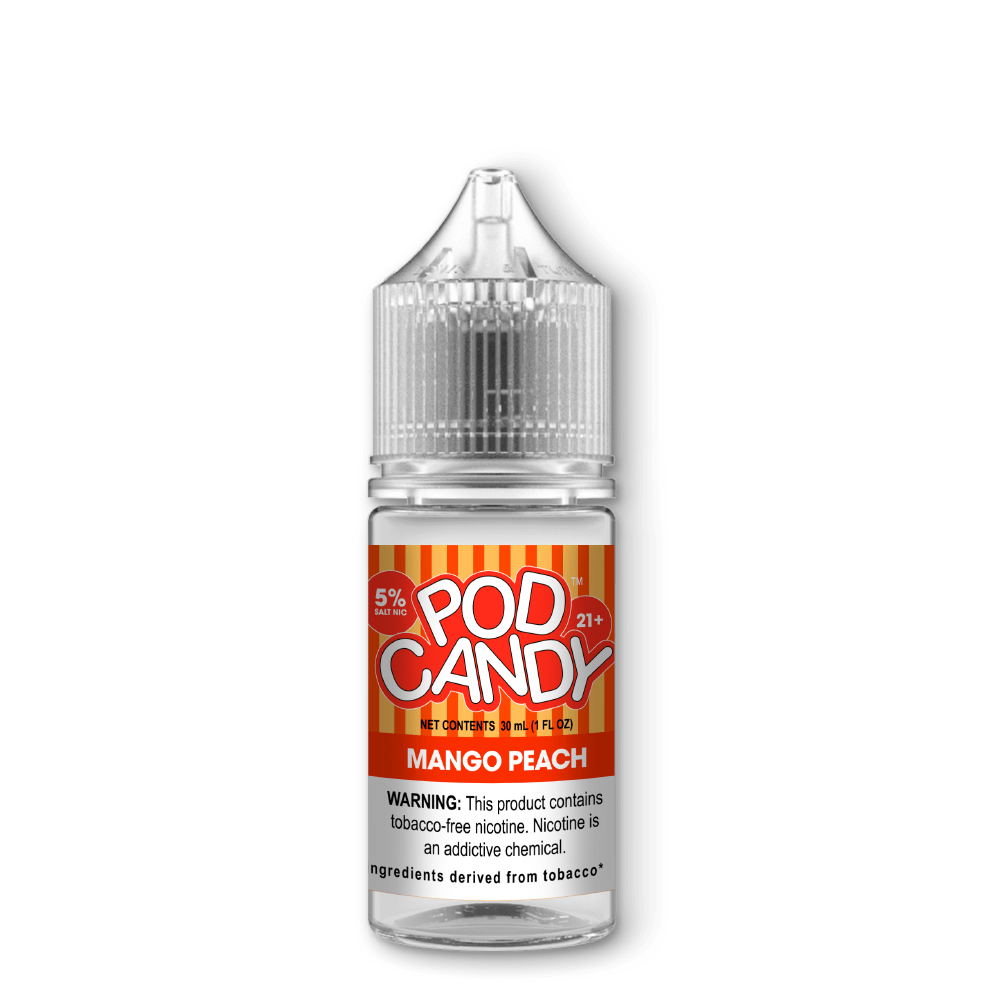 Pod Candy Juice 50mg Pod Candy Mango Peach 30ml TF Nic Salt Vape Juice