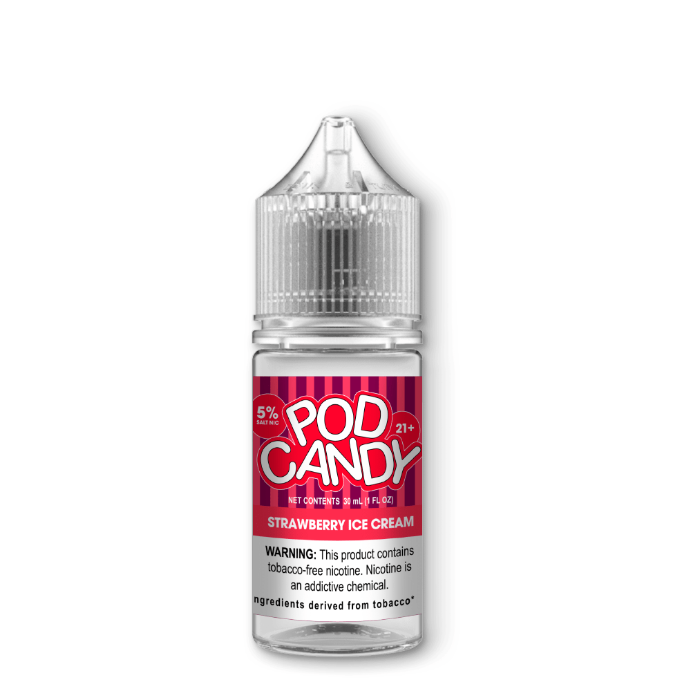 Pod Candy Juice 50mg Pod Candy Strawberry Ice Cream 30ml TF Nic Salt Vape Juice