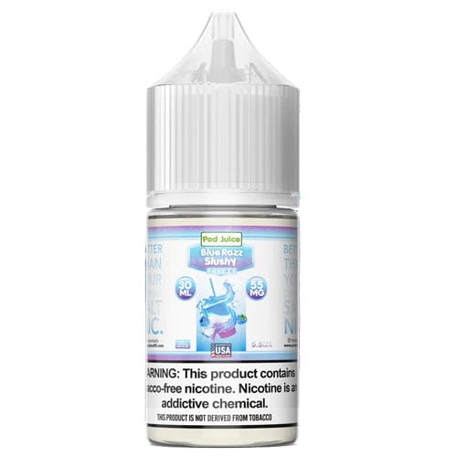 Pod Juice Juice Pod Juice Blue Razz Slushy Freeze TF 30ml Nic Salt Vape Juice