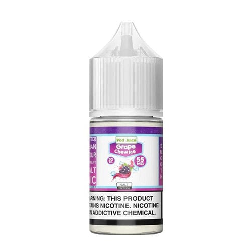 Pod Juice Juice Pod Juice Grape Chew Ice 30ml Nic Salt Vape Juice