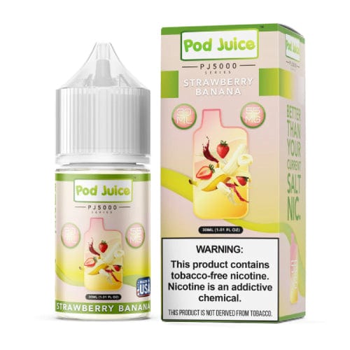 Pod Juice Juice Pod Juice Strawberry Banana PJ5000 TF 30ml Nic Salt Vape Juice